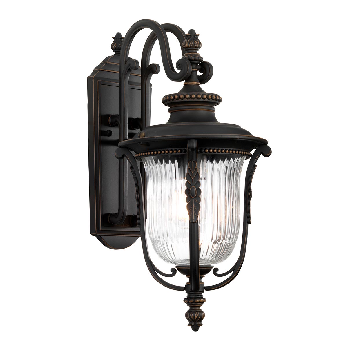 Luverne Bronzen buitenlamp Van Elstead Lighting - Dankzij de IP44-classificatie is hij ideaal voor gebruik buitenshuis, bijvoorbeeld bij de entree of op de veranda.