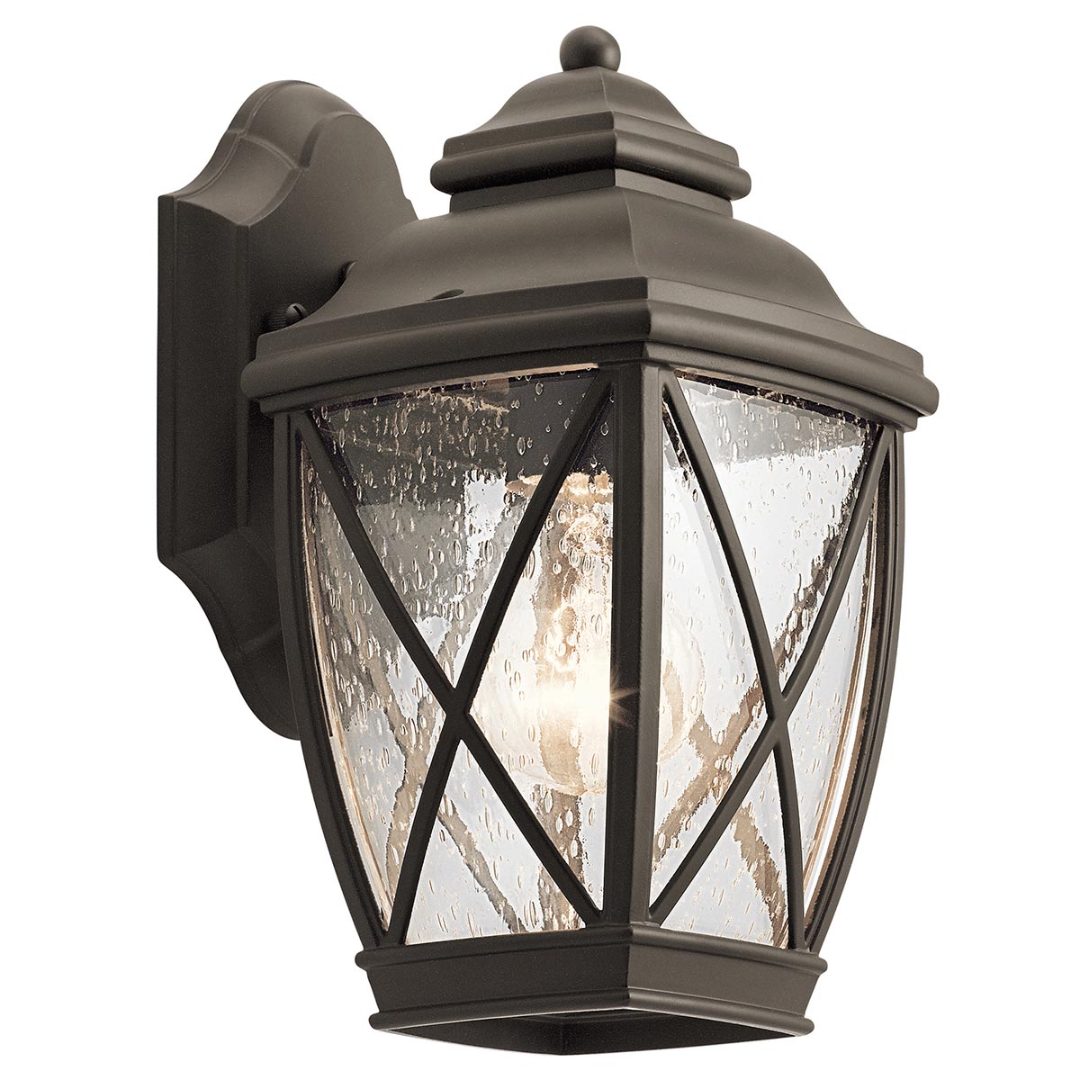 Tangier Antiek brons buitenlamp Van Elstead Lighting - Deze elegante buitenlamp heeft een stijlvol kruispatroon en traditionele details die nooit uit de mode raken.
