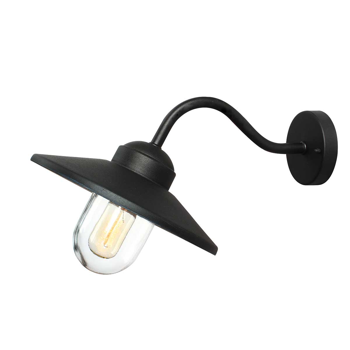 Klampenborg Ø28 Zwart buitenlamp Van Elstead Lighting - De lamp heeft een IP44-classificatie en wordt geleverd met maar liefst 15 jaar garantie.
