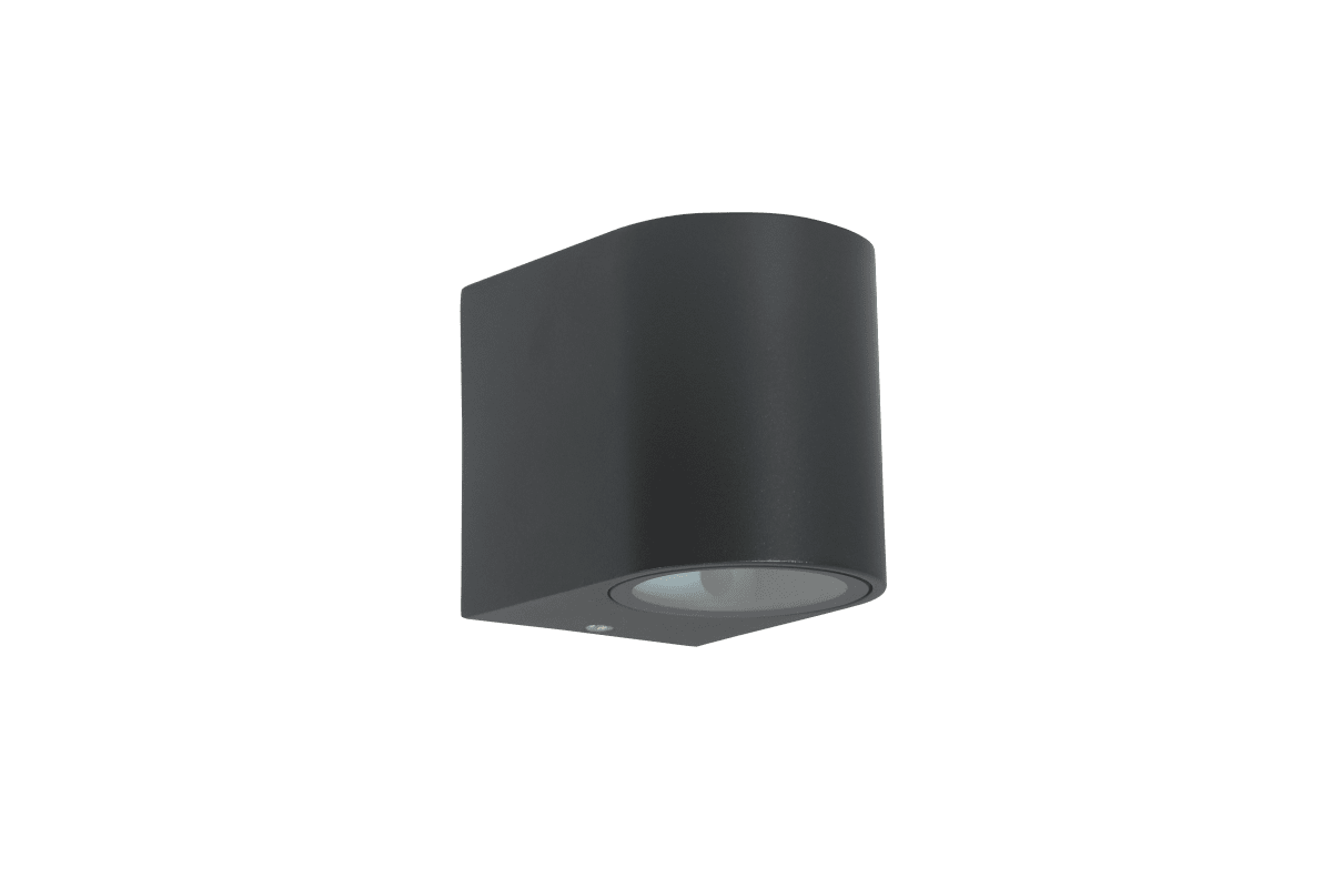 Tor Single Antraciet buitenlamp Van Lampan - Lampan lyser fint ner p&aring; v&auml;ggen och skapar en h&auml;rlig atmosf&auml;r.