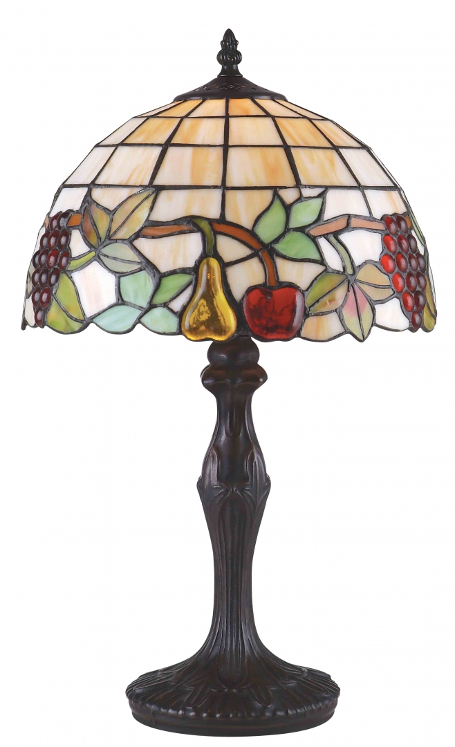 Frukter 46cm Veelkleurig Van Norrsken Design - Fruits is een klassieke Tiffany lamp met een prachtig design met fruit in verschillende kleuren.