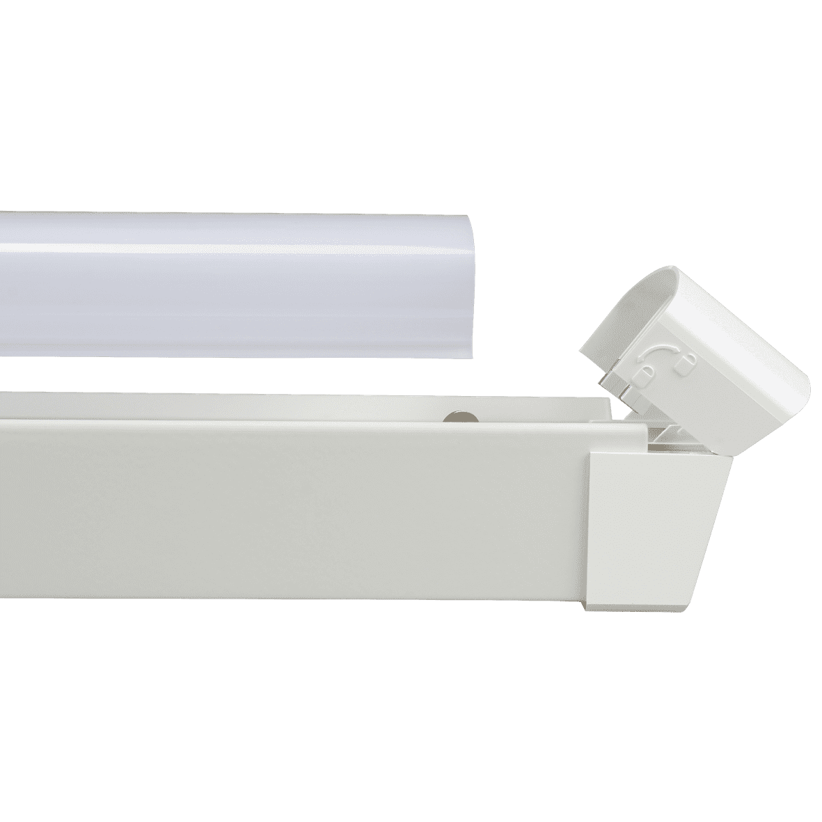 Liny Basic 4000K 130cm Wit Van Designlight - De armatuur is voorzien van een instelbaar vermogen via een dip-schakelaar, waardoor het lichtniveau en het energieverbruik eenvoudig kunnen worden aangepast aan de behoeften van de ruimte.