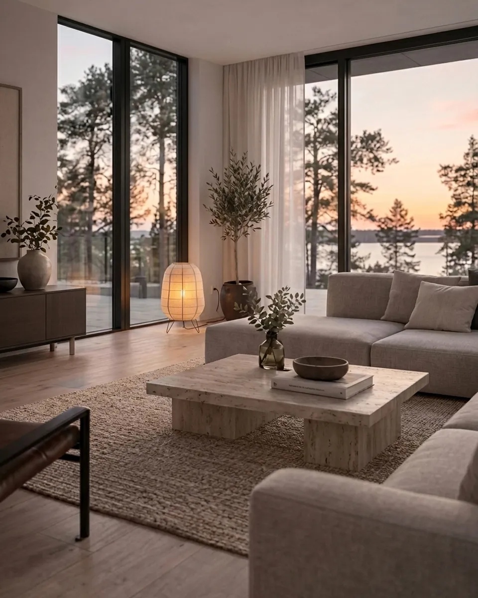 Delino Beige vloerlamp Van By Rydéns - Delino is een stijlvolle vloerlamp die natuurlijke materialen combineert met een zacht en tijdloos design.
