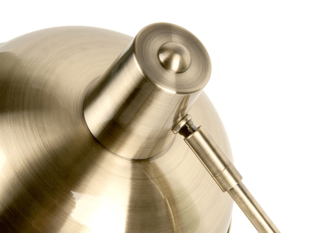 Hood 38cm Antiek messing bureaulamp Van Leitmotiv - De lamp past perfect op een bureau of nachtkastje en is zowel een praktische lichtbron als een stijlvol interieurdetail.