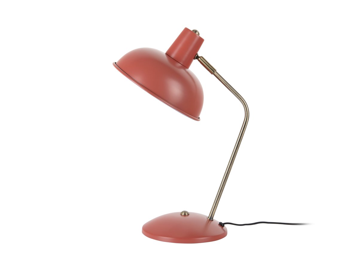 Hood 38cm ROOD bureaulamp Van Leitmotiv - De lamp past perfect op een bureau of nachtkastje en is zowel een praktische lichtbron als een stijlvol interieurdetail.