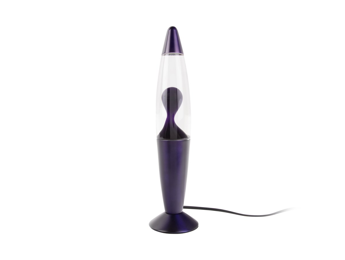 Rocket 35cm Paars kinderlamp Van Leitmotiv - De lavalamp geeft een zacht, levendig licht dat in organische vormen beweegt, perfect voor een kinderkamer of als creatief en decoratief detail in huis.