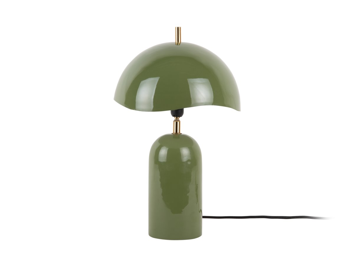 Querido 40cm Groente tafellamp Van Leitmotiv - Gemaakt van metaal met een glanzende, matgroene afwerking en details in goud, is het een stijlvolle aanwinst voor uw huis.