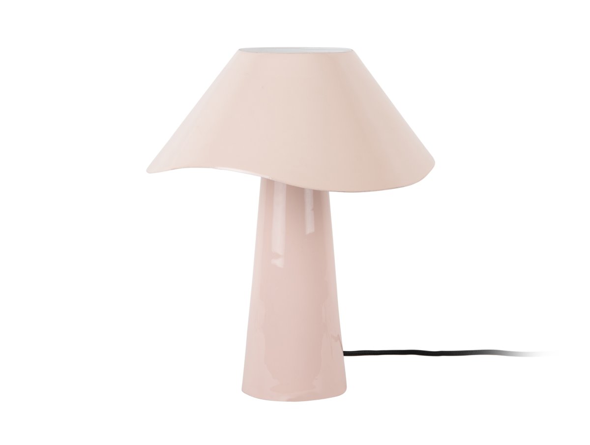Ameno 33cm Lichtroze tafellamp Van Leitmotiv - Ameno is een stijlvolle tafellamp van metaal met een glanzende lichtroze afwerking die een zachte en harmonieuze uitstraling geeft.