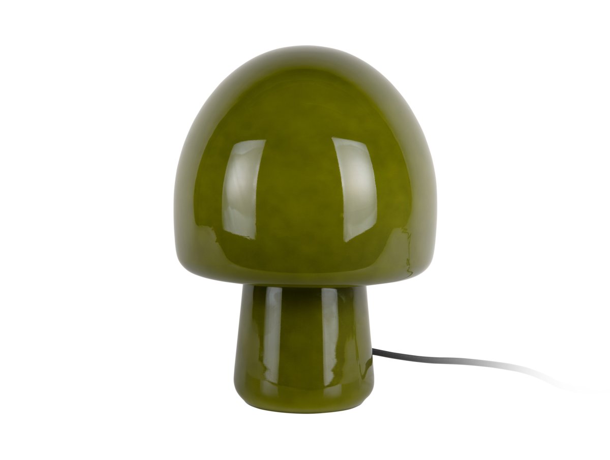 Gozar 27cm Groente tafellamp Van Leitmotiv - Gozar is een stijlvolle glazen tafellamp met een diepgroene kap die een warme en uitnodigende gloed verspreidt.