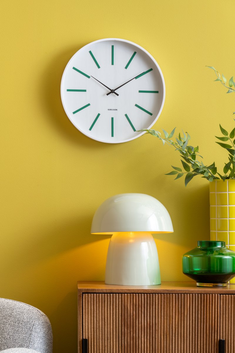 Masivo Seta 34cm Groente tafellamp Van Leitmotiv - De afgeronde vormen van de lamp creëren een harmonieus gevoel en maken het een opvallend interieurdetail.