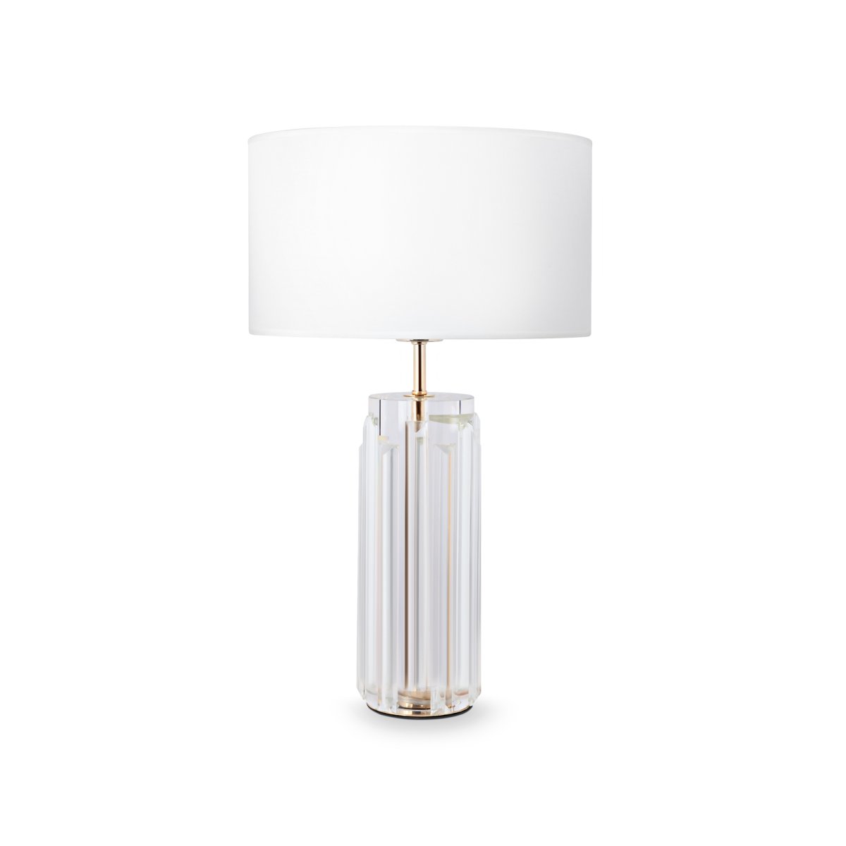 Muse 52cm Goud tafellamp Van Maytoni - De Muse tafellamp heeft een elegant design met een gebeeldhouwde voet van gegoten glas, waardoor het een waar kunstwerk is.