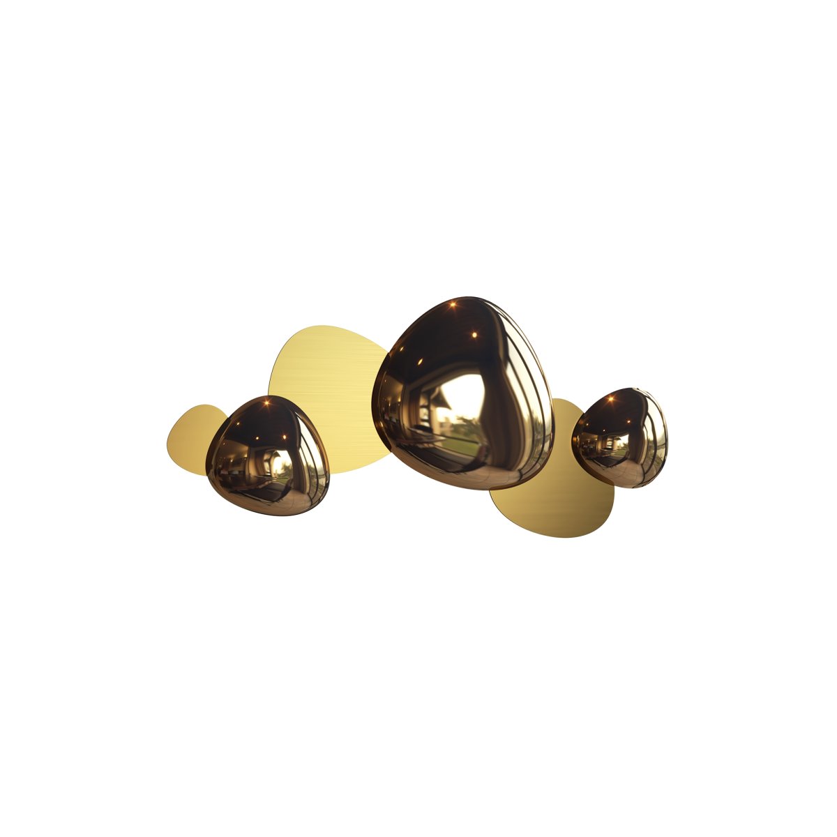 Jack-stone 80cm Goud wandlamp Van Maytoni - Ideaal om een exclusieve touch aan de woonkamer of hal te geven en tegelijkertijd een warm en uitnodigend licht te verspreiden.