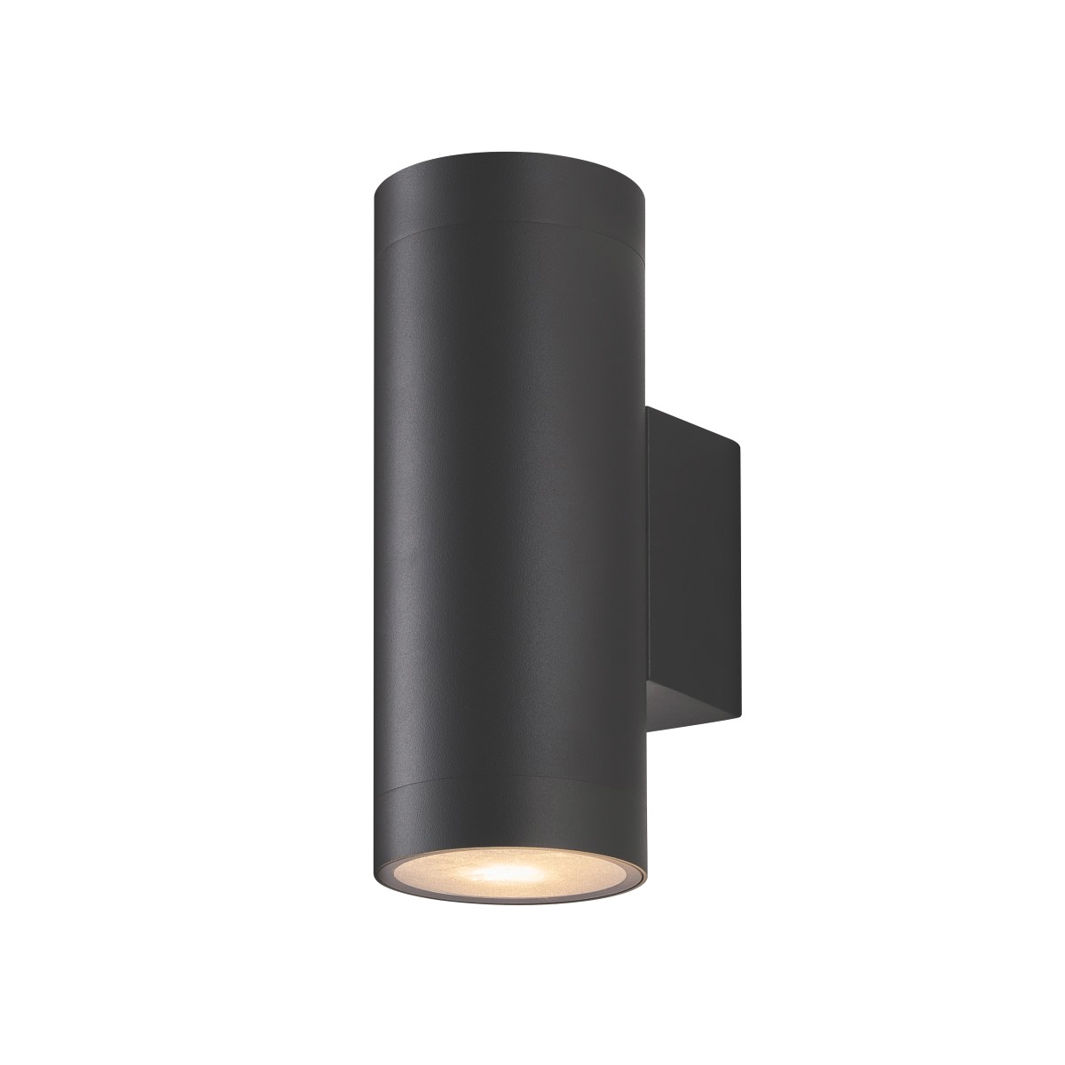 Oden Duo Antraciet buitenlamp Van Lampan - Lampan lyser fint b&aring;de upp och ner p&aring; v&auml;ggen.