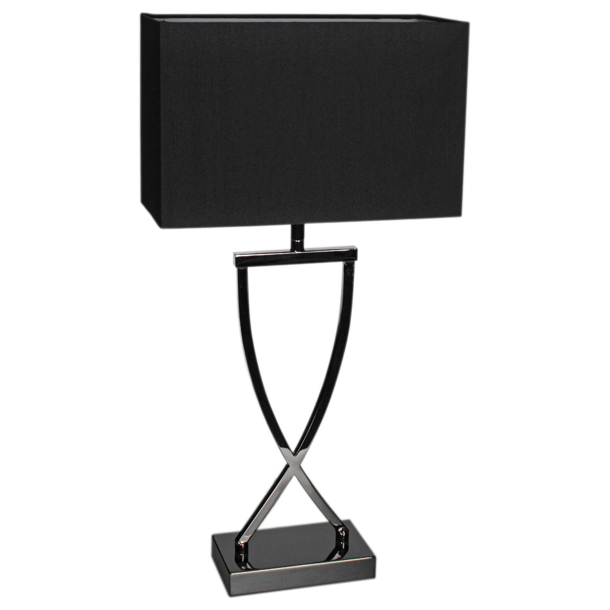 Omega 52cm Zwart tafellamp Van By Rydéns - De lamp is stijlvol en elegant en staat mooi in een raam of aan de muur.
