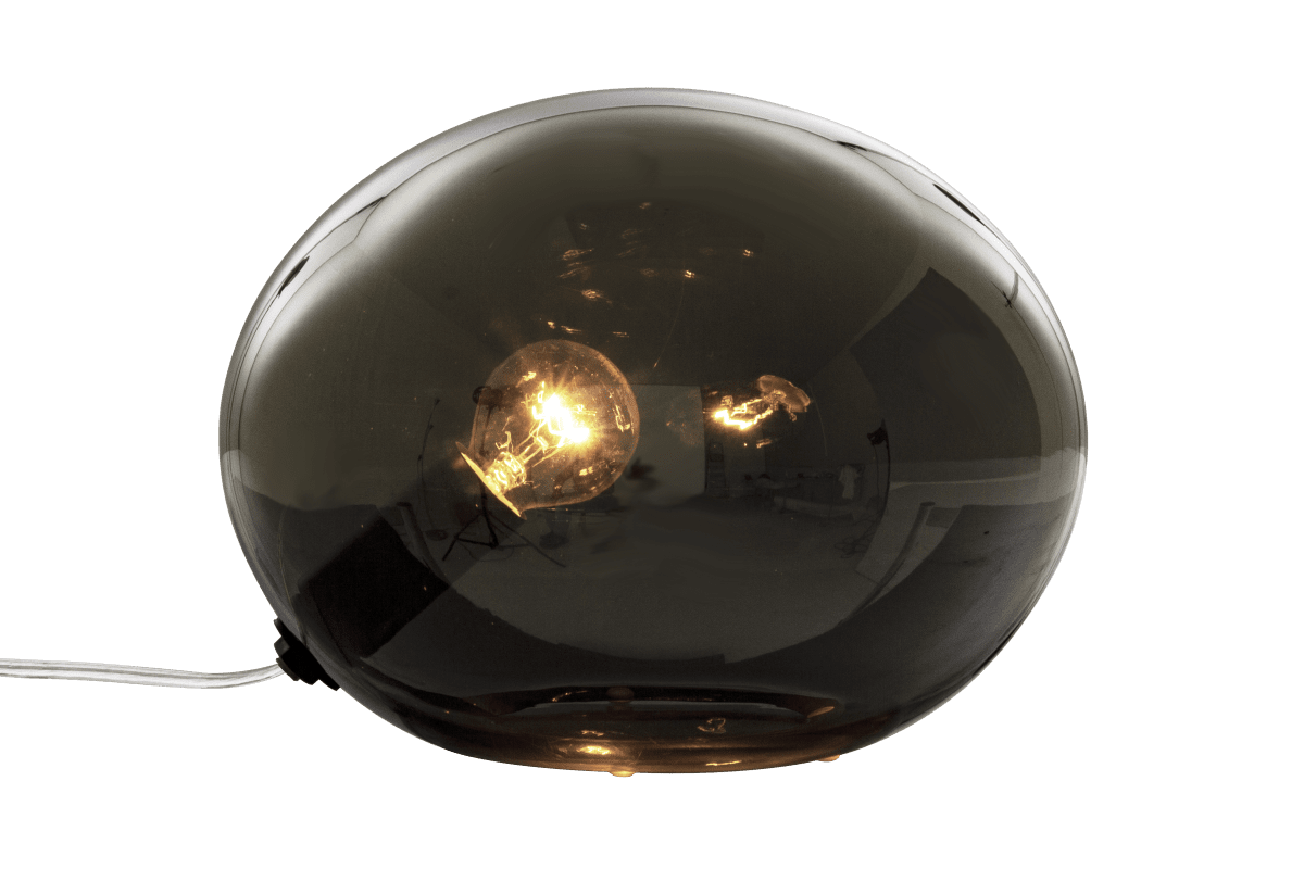 Globus 18cm Rookkleurig tafellamp Van Aneta Lighting - 