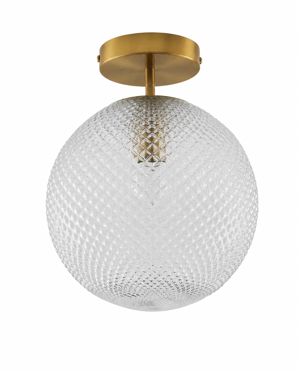 Korridor Ø25 Transparant plafondlamp Van Lampan - Korridor past net zo goed in de hal en slaapkamer als in de woonkamer en is zelfs in de uitstand een decoratief element.