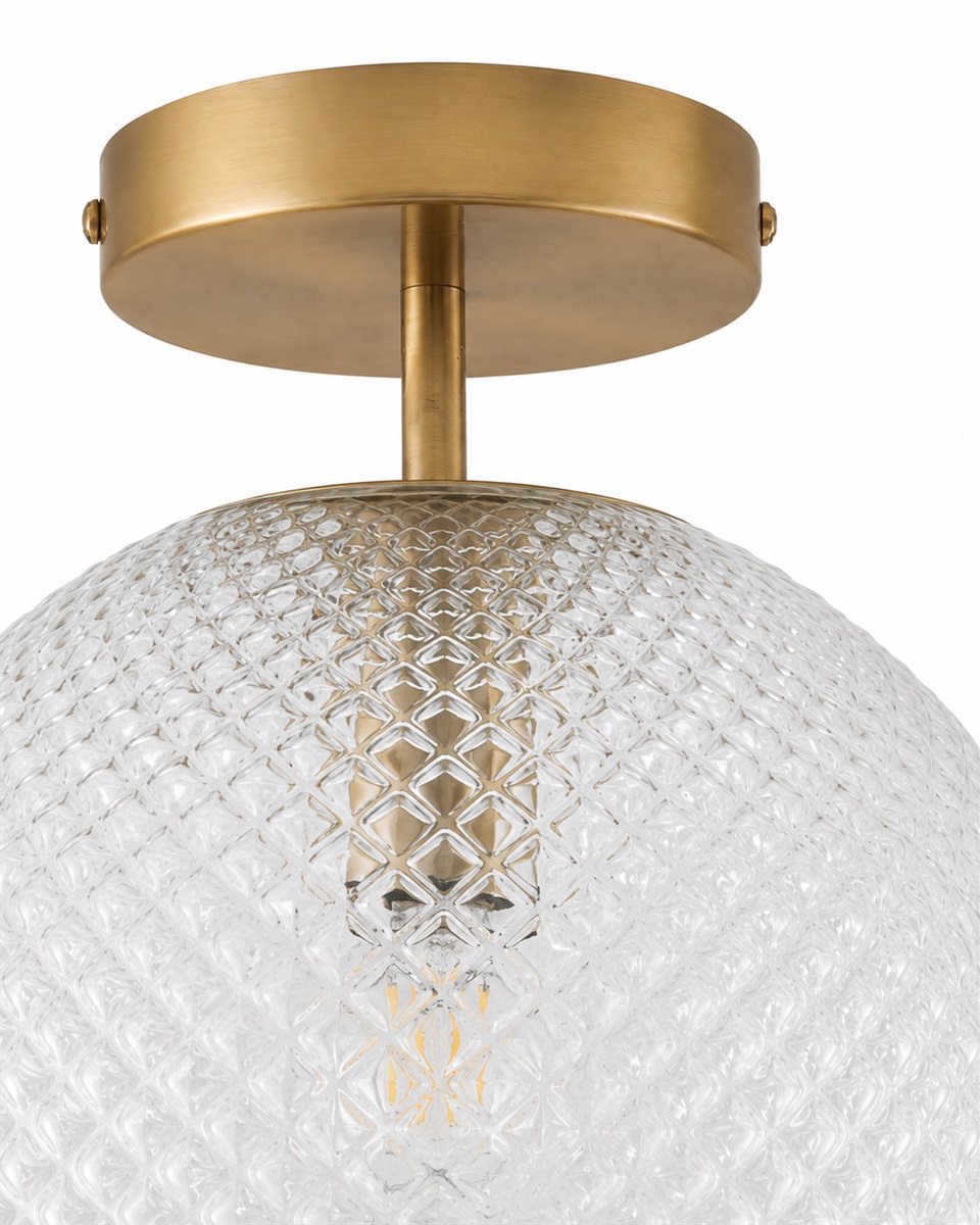 Korridor Ø25 Transparant plafondlamp Van Lampan - Korridor past net zo goed in de hal en slaapkamer als in de woonkamer en is zelfs in de uitstand een decoratief element.