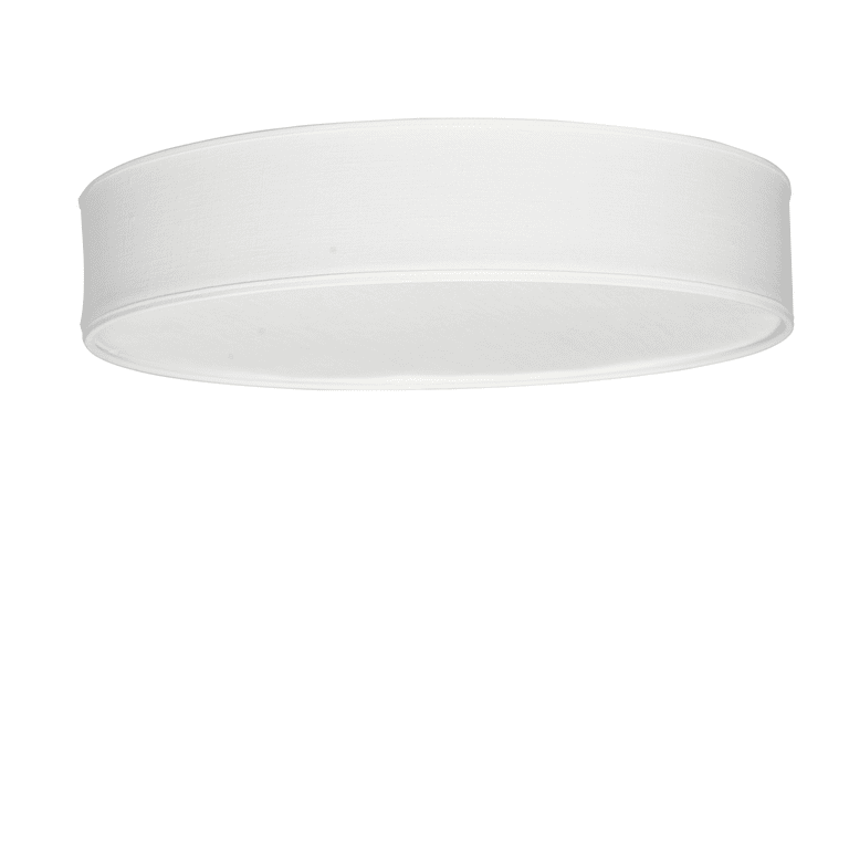 Soft Ø60 Wit linnen plafondlamp Van Belid - Soft is een stijlvolle plafondlamp die een zacht en aangenaam licht in de kamer verspreidt.