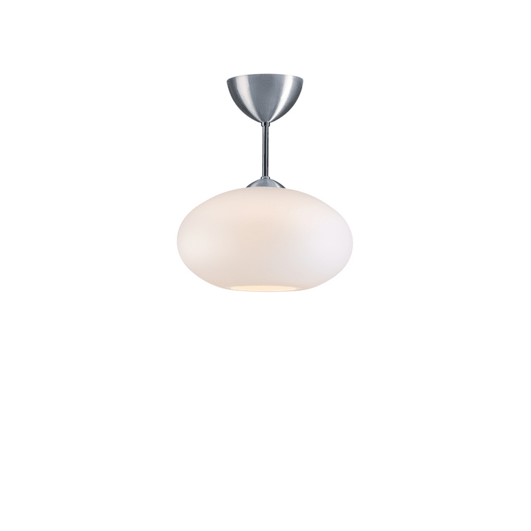 Bullo Ø27 Aluminium/opaal plafondlamp Van Belid - Geschikt voor badkamers, maar past in de meeste kamers in uw huis.
