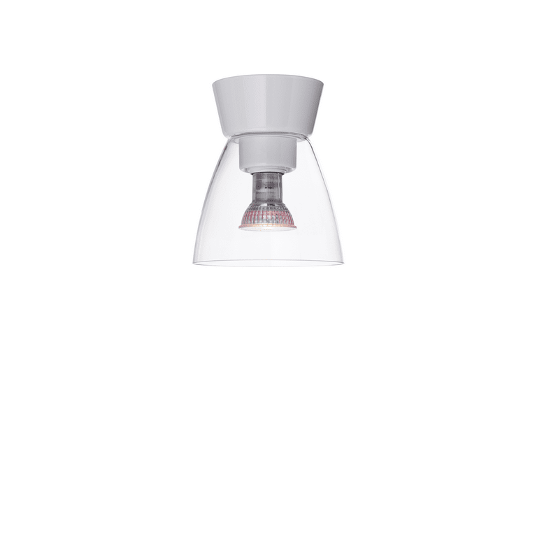 Bizzo Ø17 Glanzend wit/transparant plafondlamp Van Belid - Bizzo is een elegante en lichte plafondlamp die in vele uitvoeringen verkrijgbaar is.