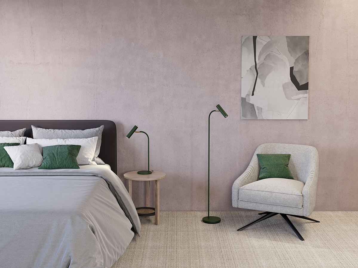 Slender 53cm Groente bureaulamp Van Belid - Slender is een elegante tafellamp met een stijlvol ontwerp en verfijnde details.