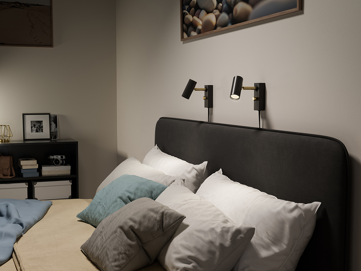 Cato Zwart/messing leeslamp Van Belid - Cato is een eerbetoon aan ons Scandinavische erfgoed, met een minimalistisch design en zorgvuldig geselecteerde, hoogwaardige materialen.