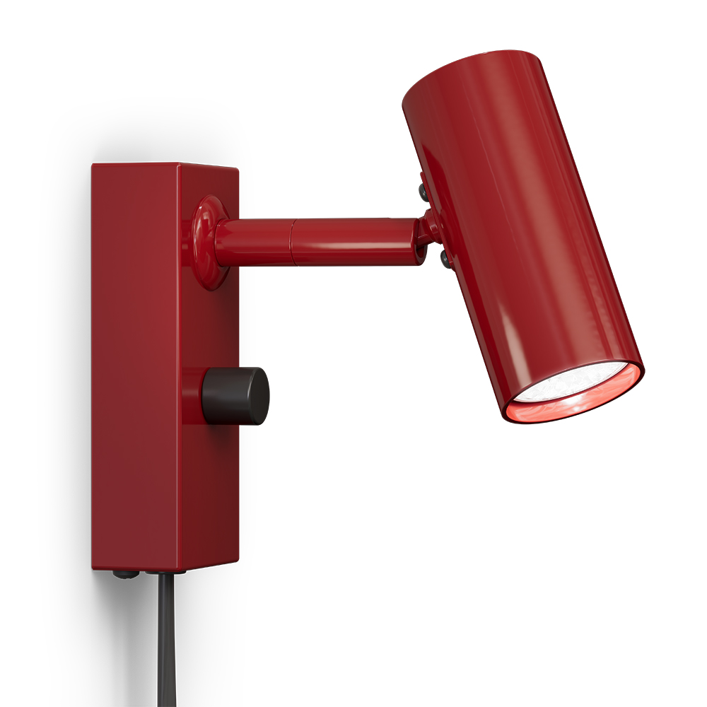 Cato Glanzend robijnrood leeslamp Van Belid - Cato is een eerbetoon aan ons Scandinavische erfgoed, met een minimalistisch design en zorgvuldig geselecteerde, hoogwaardige materialen.