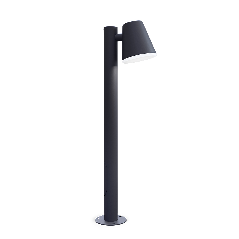Mist 103cm Zwarte textuur lichtpaaltjes Van Belid - Grond&eacute; with Mist is gebaseerd op een eenvoudige conische tint die streeft naar eenvoud.