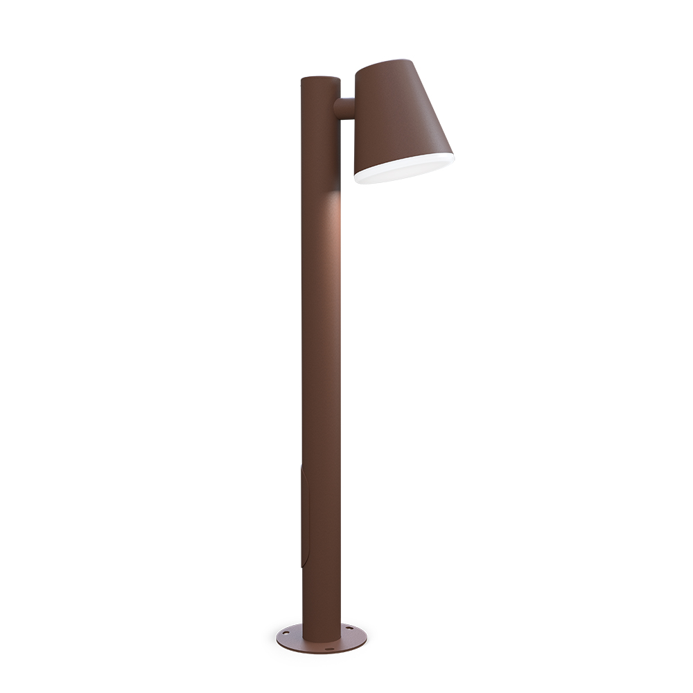 Mist 103cm Roeststructuur lichtpaaltjes Van Belid - Grond&eacute; with Mist is gebaseerd op een eenvoudige conische tint die streeft naar eenvoud.