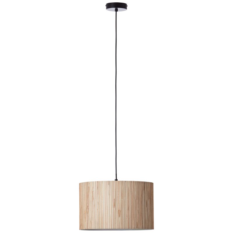 Wilmea Ø35 Natuur hanglamp Van Brilliant - Dit natuurlijke materiaal is zowel duurzaam als veelzijdig en een van de duurzamere opties, omdat het snel groeit en verbouwd kan worden op grond die niet geschikt is voor voedselproductie.