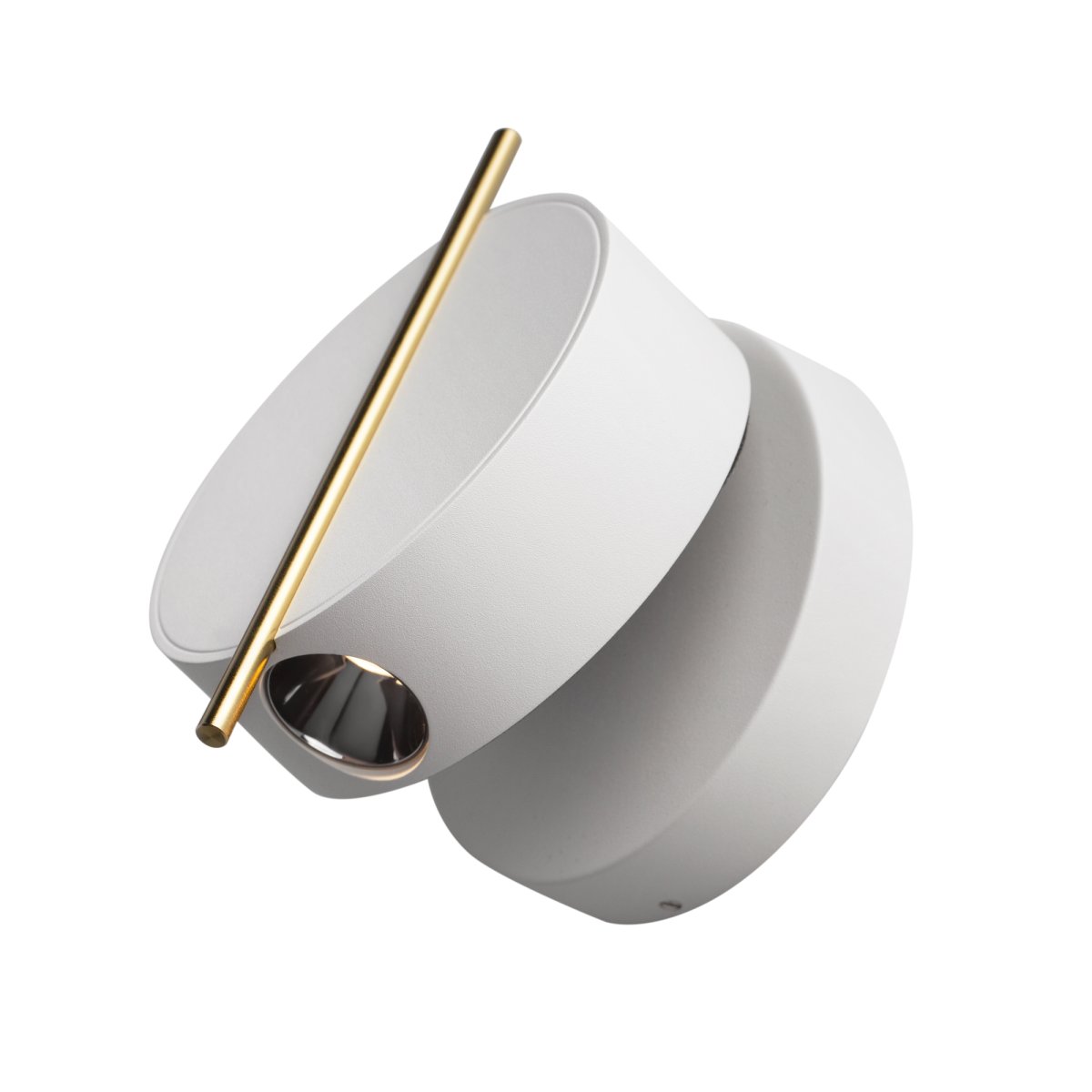 Nuance Ø10 Wit wandlamp Van Maytoni - De draaibare voet en de verstelbare lichtbron, die u met een elegante metalen staaf eenvoudig kunt verstellen, zorgen voor comfortabel werklicht en een gezellige sfeer in de slaapkamer.