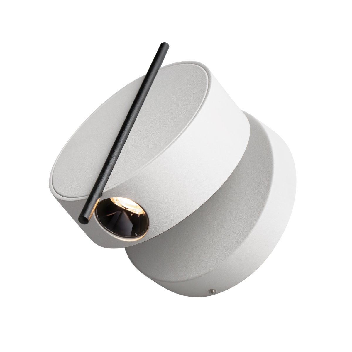 Nuance Ø10 Wit wandlamp Van Maytoni - De draaibare voet en de verstelbare lichtbron, die u met een elegante metalen staaf eenvoudig kunt verstellen, zorgen voor comfortabel werklicht en een gezellige sfeer in de slaapkamer.