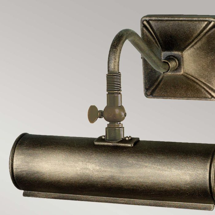 Picture 19cm Zwart/goud Van Elstead Lighting - Een eenvoudige serie stijlvolle en elegante schilderijlampen in een zwartgouden afwerking.