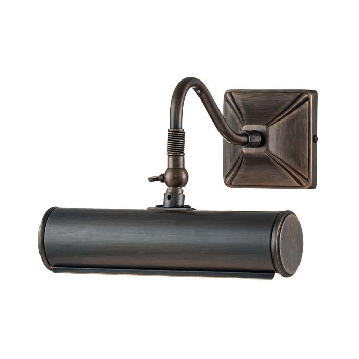 Picture 19cm Bronzen Van Elstead Lighting - Een eenvoudige serie stijlvolle en elegante schilderijlampen in een bronzen afwerking.