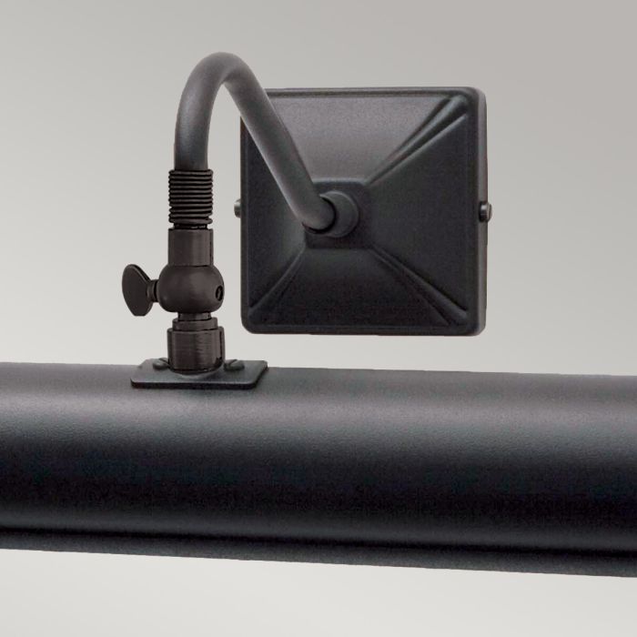 Picture 36cm Zwart Van Elstead Lighting - Een eenvoudige serie stijlvolle en elegante schilderijverlichting in een zwarte afwerking.