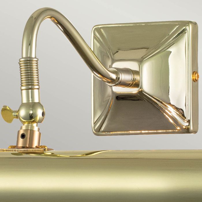 Picture 36cm Messing Van Elstead Lighting - Een eenvoudige serie stijlvolle en elegante schilderijlampen in een gepolijste messing afwerking.