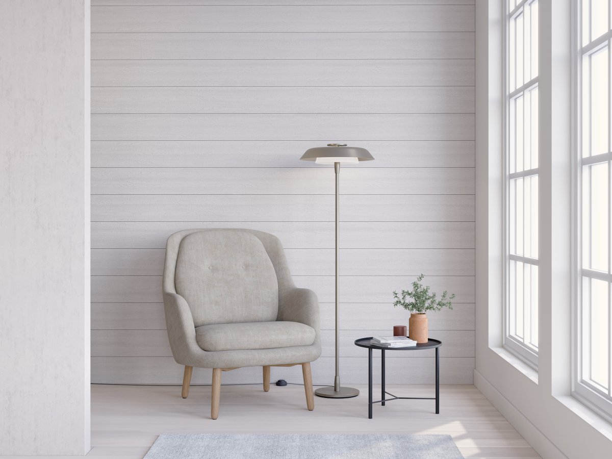 Horisont Champagne vloerlamp Van Belid - 