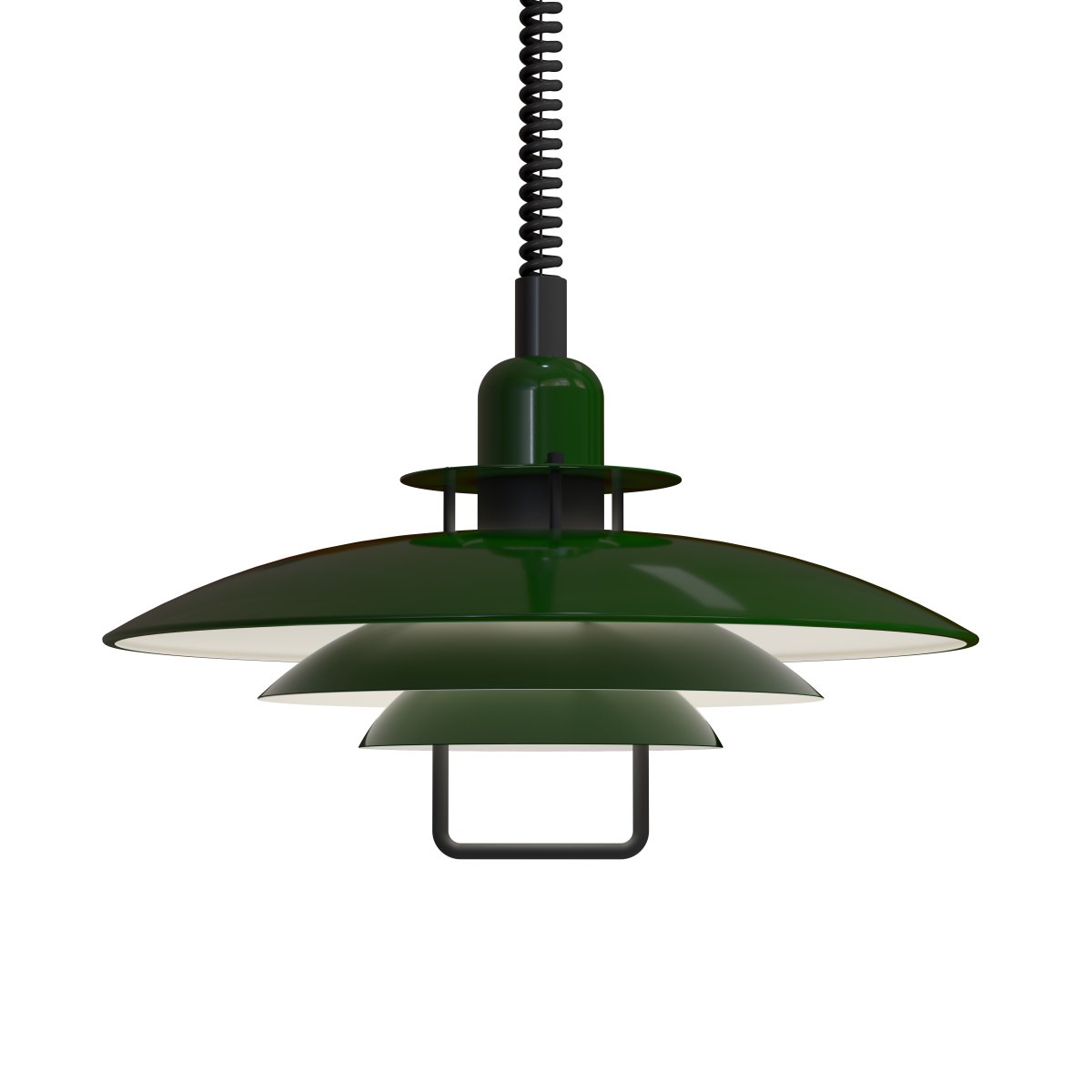 Primus II Ø43 Groen/zwart hanglamp Van Belid - Primus is een populaire hanglamp voor in de keuken met een tijdloos design dat door de jaren heen is aangepast aan de trends.