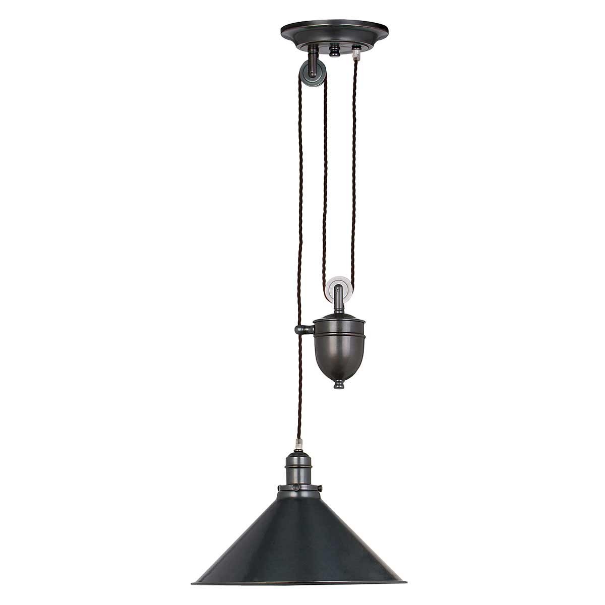 Provence Ø37 Antiek brons hanglamp Van Elstead Lighting - Het praktische en stijlvolle ontwerp biedt flexibiliteit bij de installatie en past perfect in zowel moderne als klassieke omgevingen.