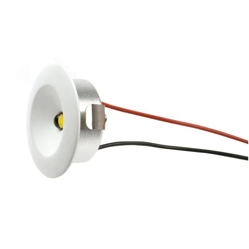 Q-33 Mini Downlight 2700K Wit Van Designlight - Deze downlight zorgt voor een stijlvolle accentverlichting met een spreiding van 105 graden en een lichtopbrengst van 105 lumen.