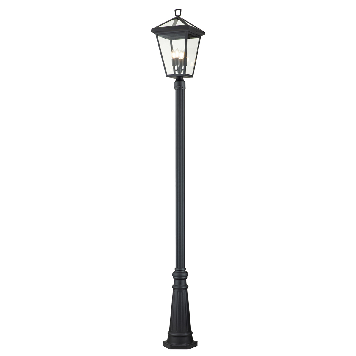 Alford Place 250cm Zwart lantaarnpaal Van Elstead Lighting - Alford Place &auml;r en stilren och klassisk lyktstolpe&nbsp;som ger din entr&eacute; eller tr&auml;dg&aring;rd en elegant touch.
