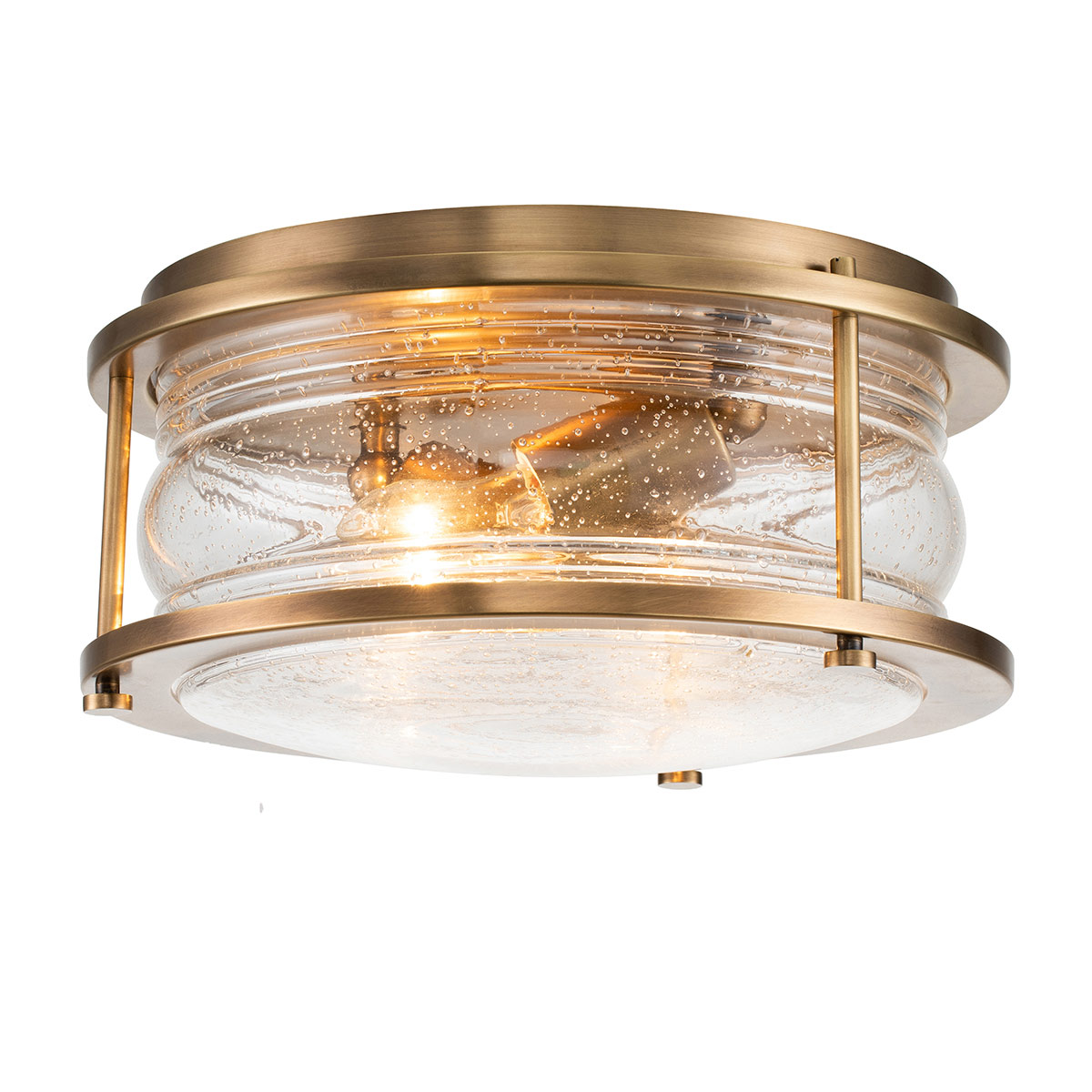 Ashland Bay Ø30 Messing badkamerlamp Van Elstead Lighting - Ideaal voor het creëren van een warme en uitnodigende sfeer en tegelijkertijd functionele verlichting.