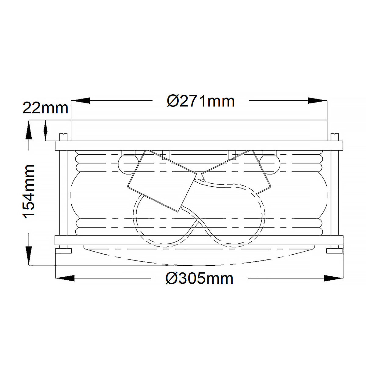 Ashland Bay Ø30 Messing badkamerlamp Van Elstead Lighting - Ideaal voor het creëren van een warme en uitnodigende sfeer en tegelijkertijd functionele verlichting.