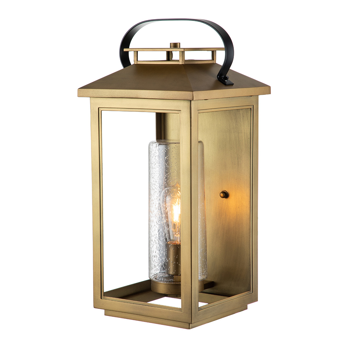 Atwater 52cm Messing buitenlamp Van Elstead Lighting - Med IP44-klassning &auml;r Atwater skyddad mot fukt och v&auml;derp&aring;verkan, vilket g&ouml;r den till en elegant och l&aring;ngvarig l&ouml;sning f&ouml;r entr&eacute;er, uteplatser och tr&auml;dg&aring;rdsmilj&ouml;er.
