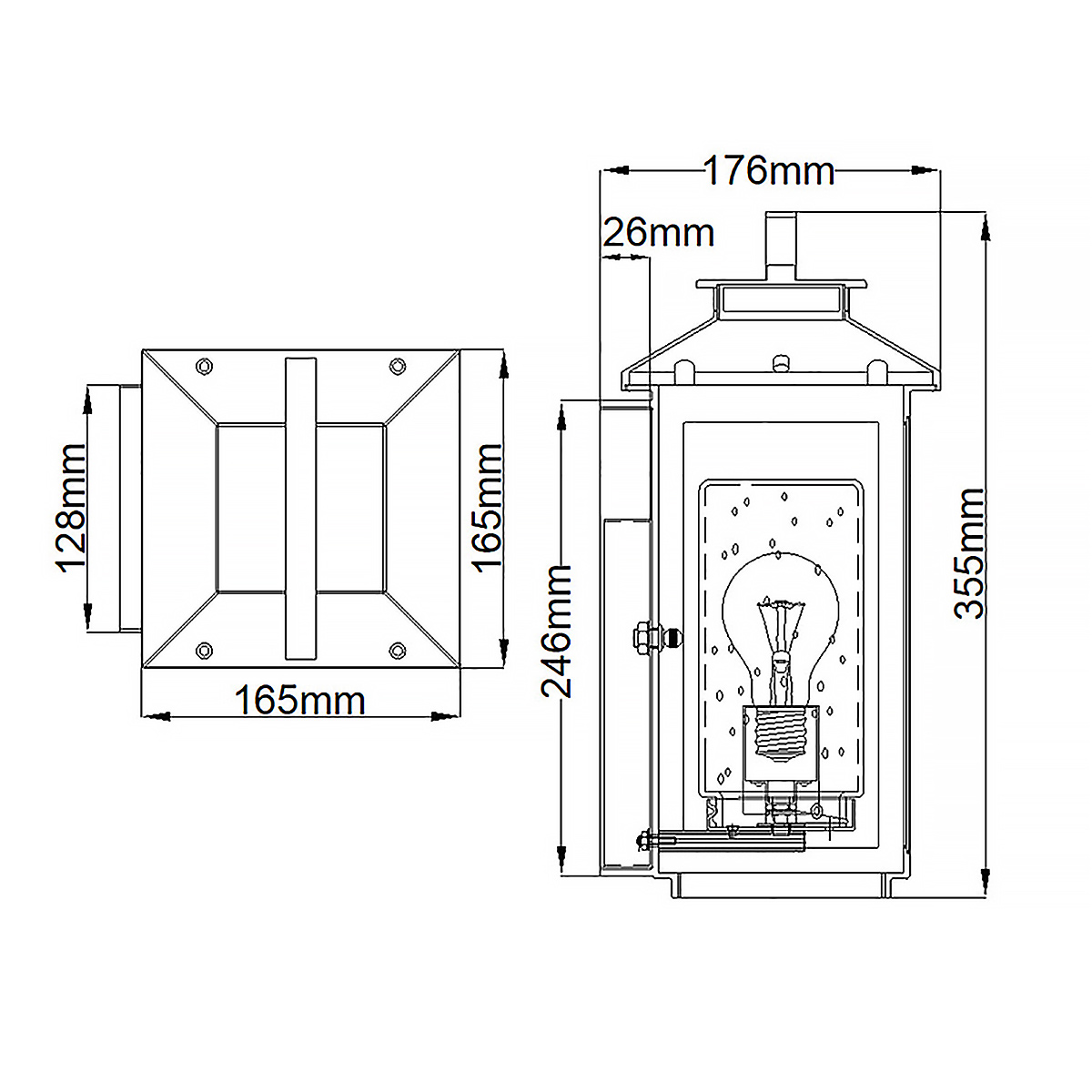 Atwater 35cm Messing buitenlamp Van Elstead Lighting - Med IP44-klassning &auml;r Atwater skyddad mot fukt och v&auml;derp&aring;verkan, vilket g&ouml;r den till en elegant och l&aring;ngvarig l&ouml;sning f&ouml;r entr&eacute;er, uteplatser och tr&auml;dg&aring;rdsmilj&ouml;er.