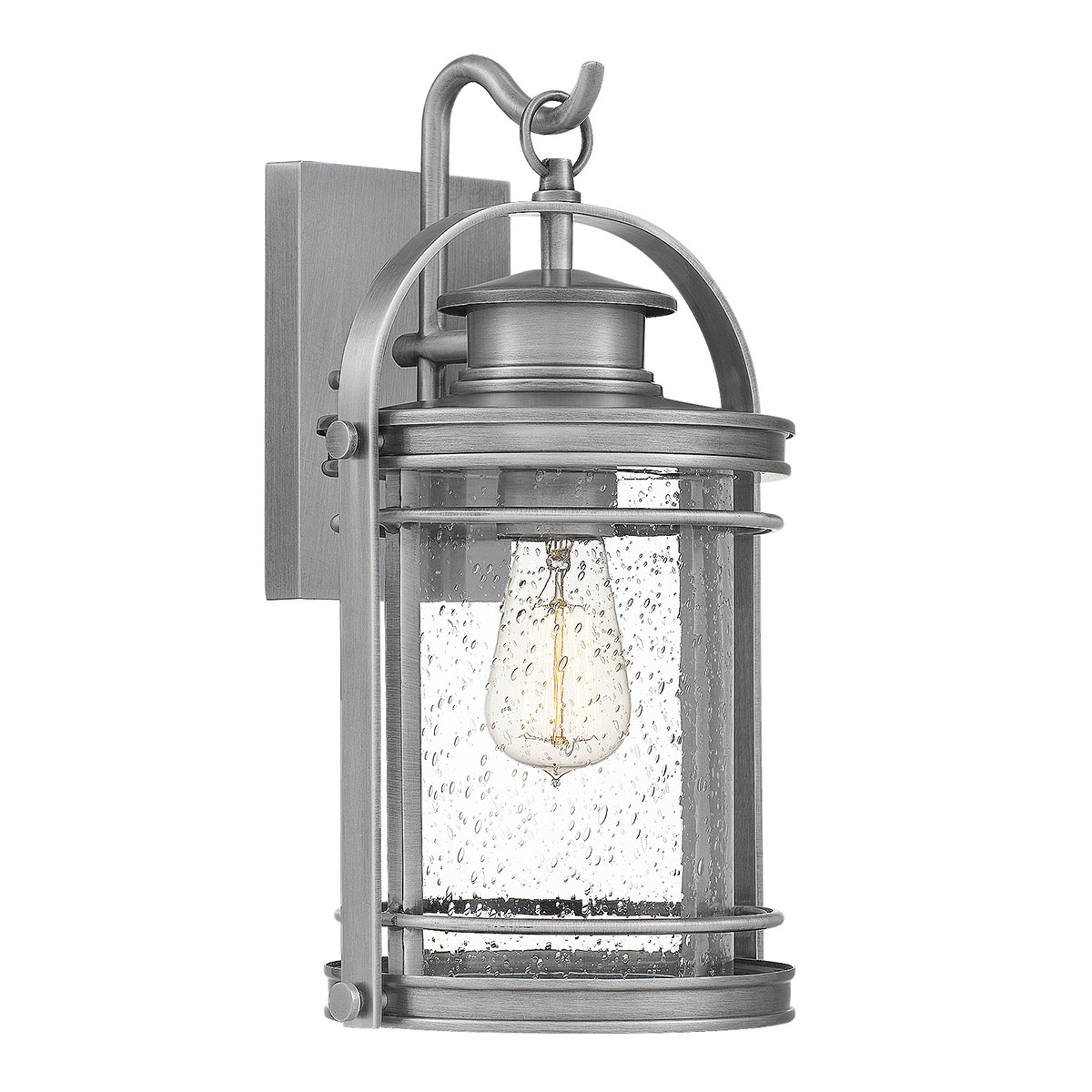 Booker 38cm Aluminium buitenlamp Van Elstead Lighting - Booker &auml;r en stilfull och robust fasadlampa med en design inspirerad av klassiska marina lanternor.