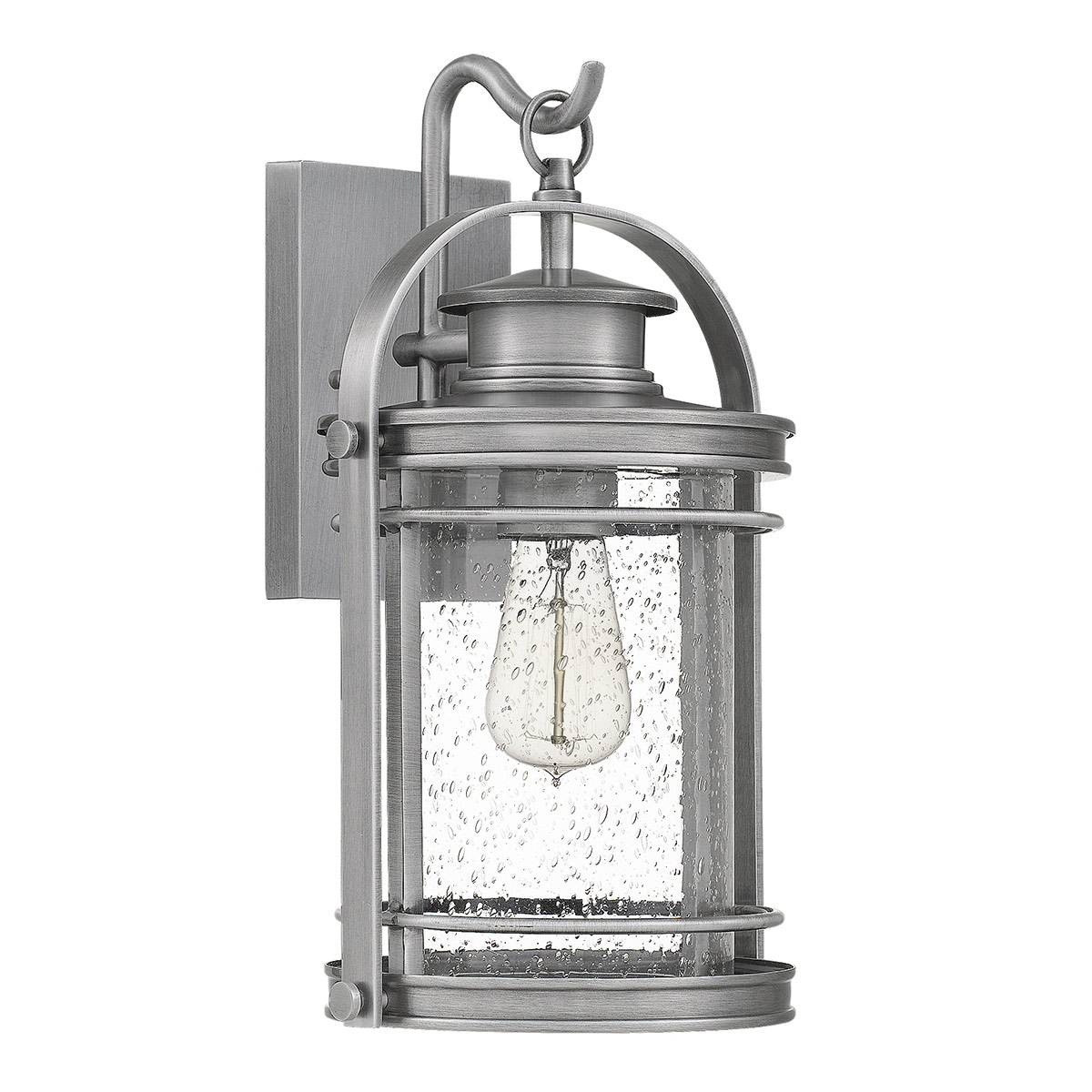 Booker 38cm Aluminium buitenlamp Van Elstead Lighting - Booker &auml;r en stilfull och robust fasadlampa med en design inspirerad av klassiska marina lanternor.