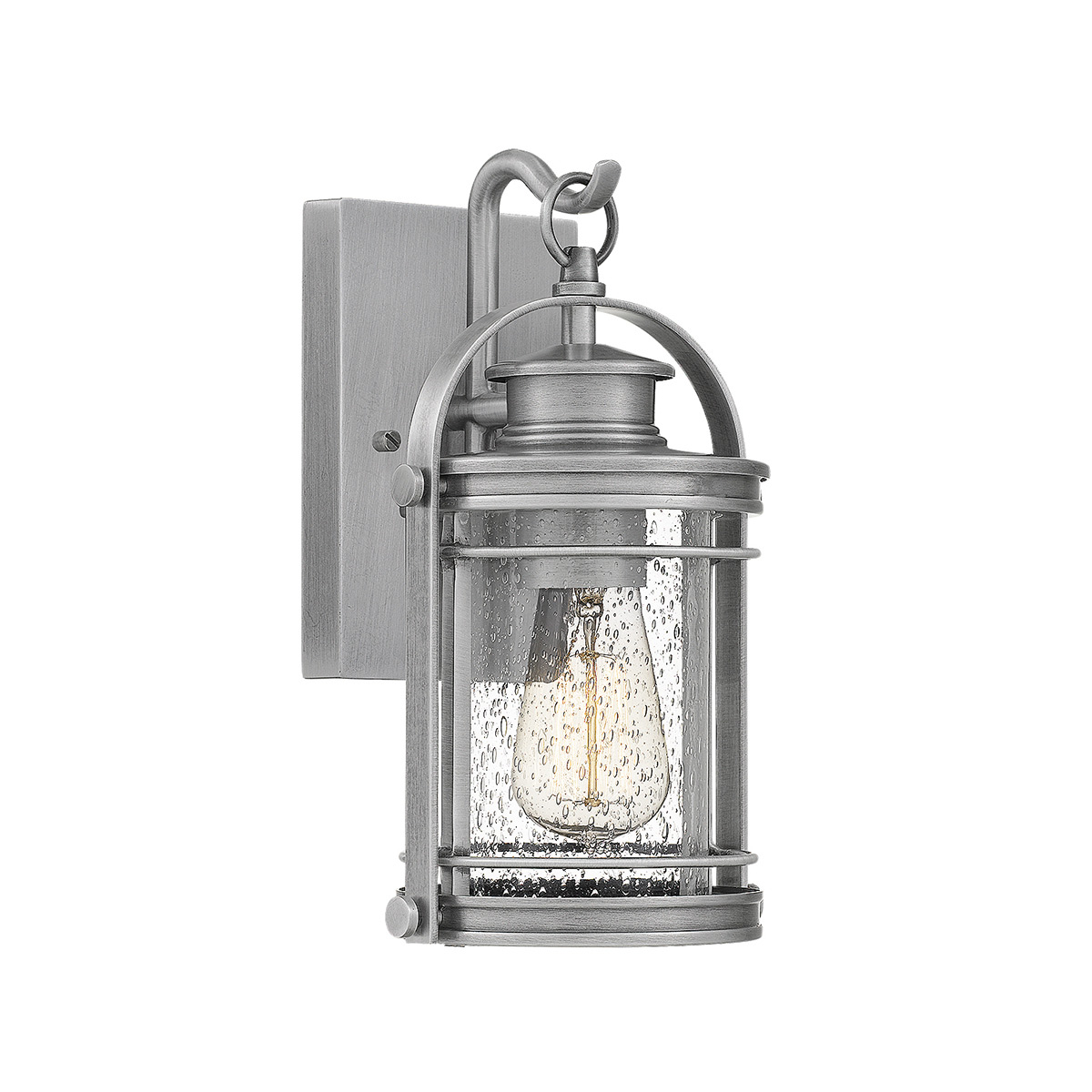 Booker 28cm Aluminium buitenlamp Van Elstead Lighting - Booker &auml;r en stilfull och robust fasadlampa med en design inspirerad av klassiska marina lanternor.