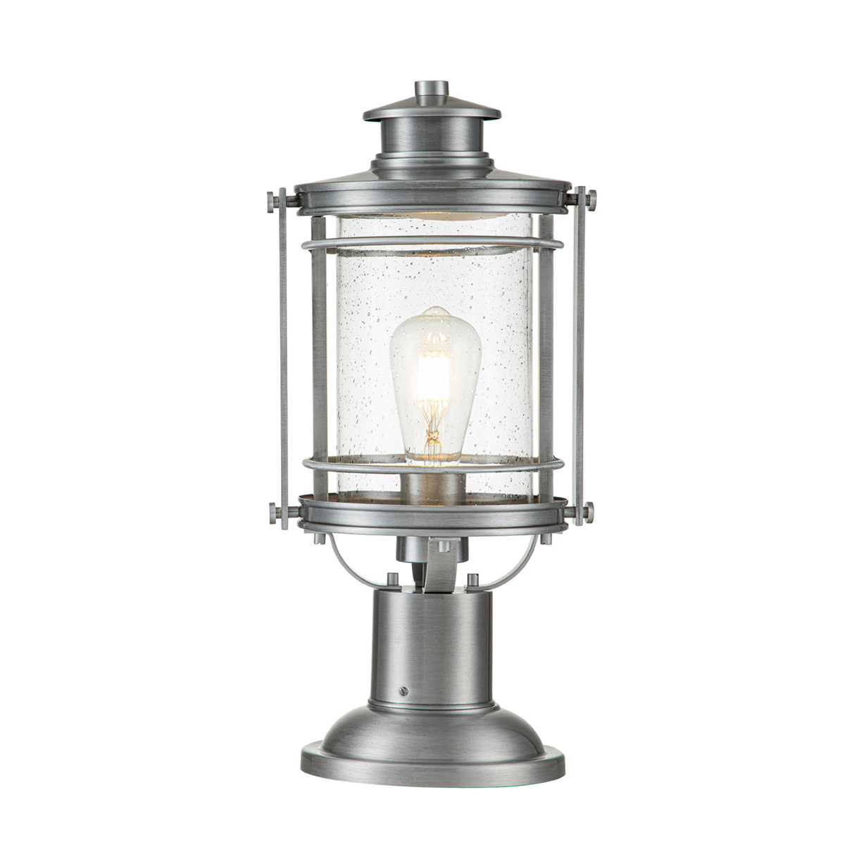 Booker 47cm Aluminium Van Elstead Lighting - Booker &auml;r en stilfull och robust portlykta med en design inspirerad av klassiska marina lanternor.