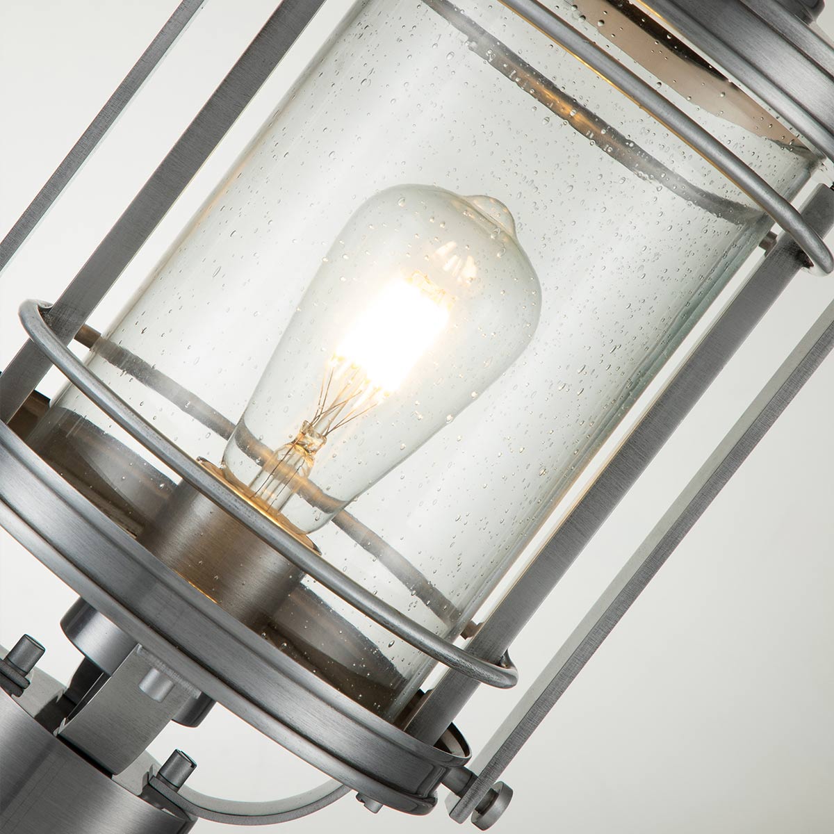Booker 47cm Aluminium Van Elstead Lighting - Booker &auml;r en stilfull och robust portlykta med en design inspirerad av klassiska marina lanternor.